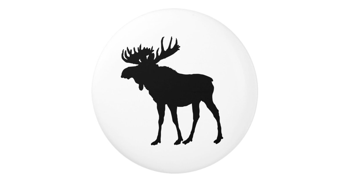 Moose Animal Door Knob Drawer Pull Zazzle Com