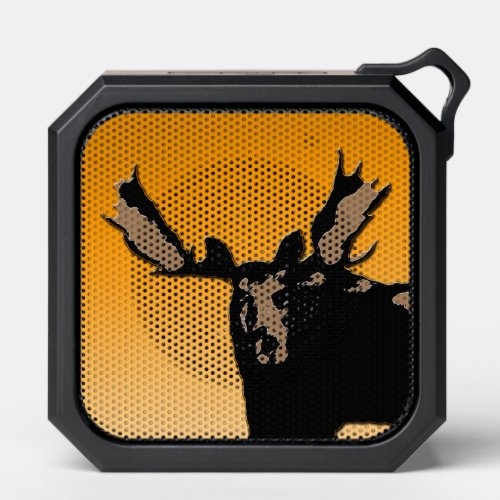 Moose at Sunset  _ Original Wildlife Art Bluetooth Speaker