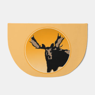 Moose at Sunset - Original Wildlife Art Doormat