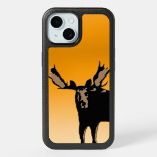 Moose at Sunset - Original Wildlife Art iPhone 15 Case
