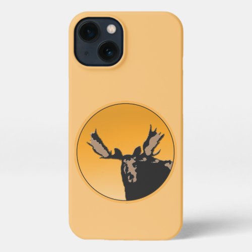 Moose at Sunset  _ Original Wildlife Art iPhone 13 Case