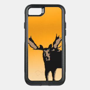 Moose at Sunset  - Original Wildlife Art OtterBox Commuter iPhone SE/8/7 Case