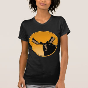 Moose at Sunset  - Original Wildlife Art T-Shirt