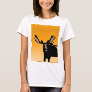 Moose at Sunset  - Original Wildlife Art T-Shirt