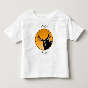 Moose at Sunset  - Original Wildlife Art Toddler T-shirt