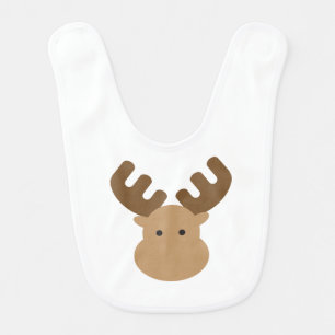 Moose Baby Bib