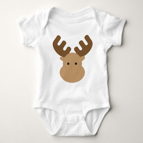 Moose Baby Bodysuit