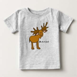 Moose Baby Top or T-Shirt (with base)