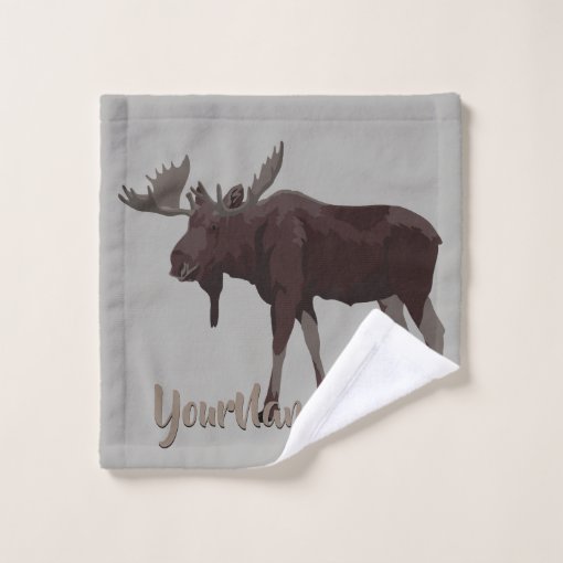Moose Bath Towel Set Custom Canada Moose Towels Zazzle