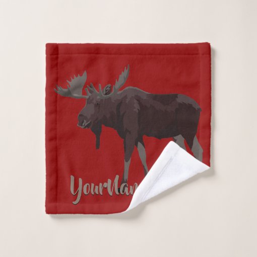 Moose Bath Towel Set Custom Canada Moose Towels Zazzle