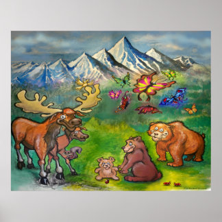 Moose Bears Poster