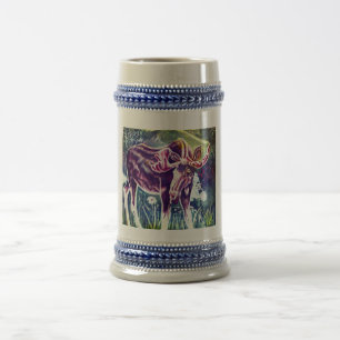 Moose Beer Stein