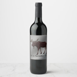 Moose Bottle Labels Custom Moose Labels