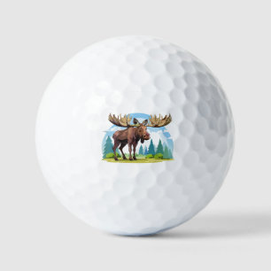 Moose buck golf balls