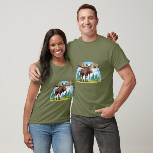 Moose buck T-Shirt