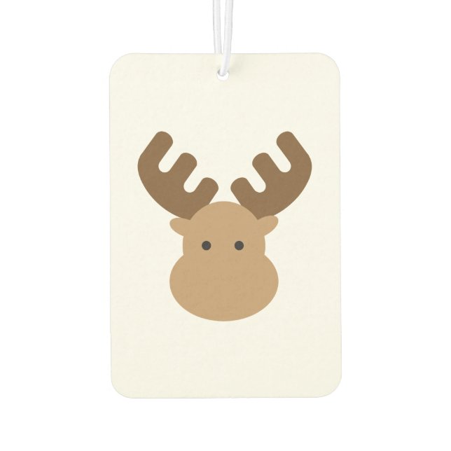 Moose Car Air Freshener (Back)