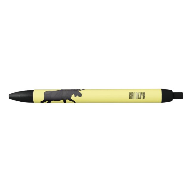 Moose cartoon illustration pen (Front)