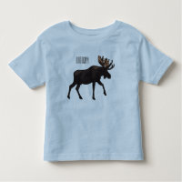 Moose cartoon illustration
