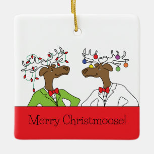 Moose Christmas Ornament