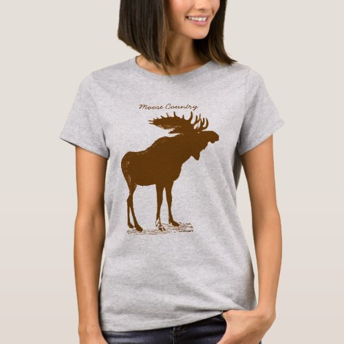 Moose Christmas T_Shirt