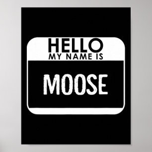 Moose Costume  Fun Easy Halloween Outfit Animal Poster