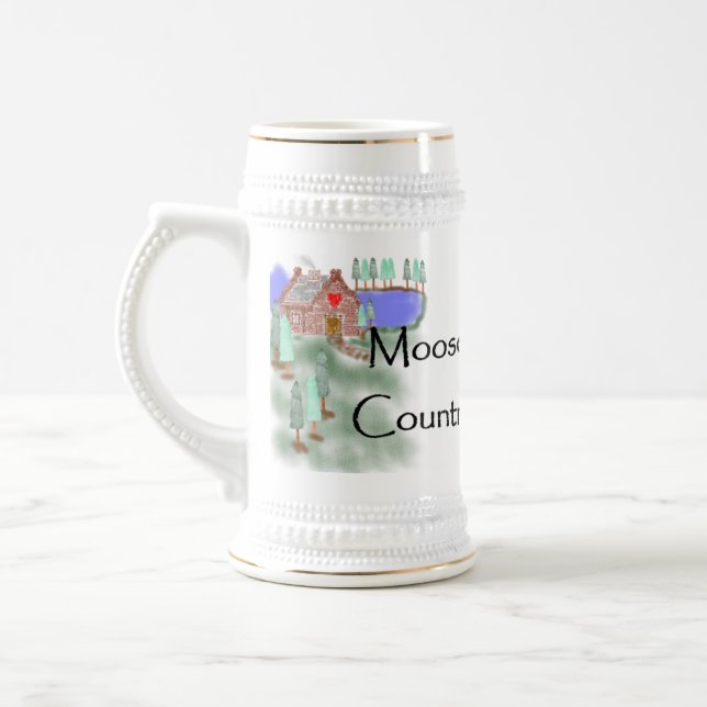 Moose Country Cabin Mug (Left)