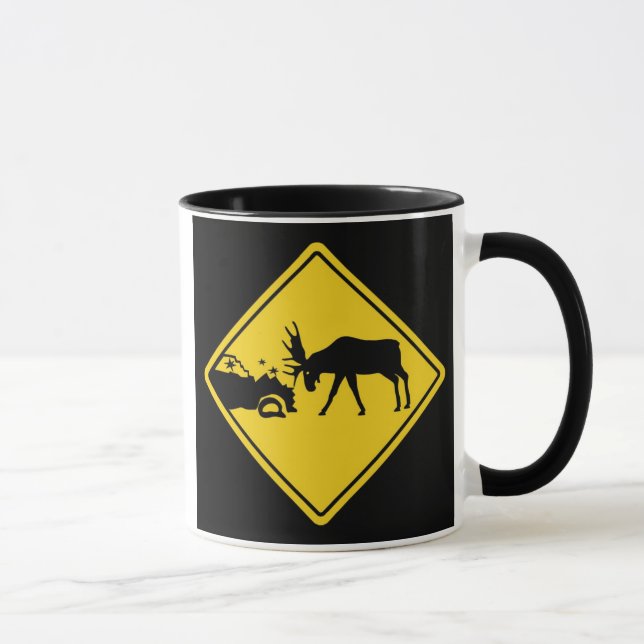 Moose Crossing Mug (Right)