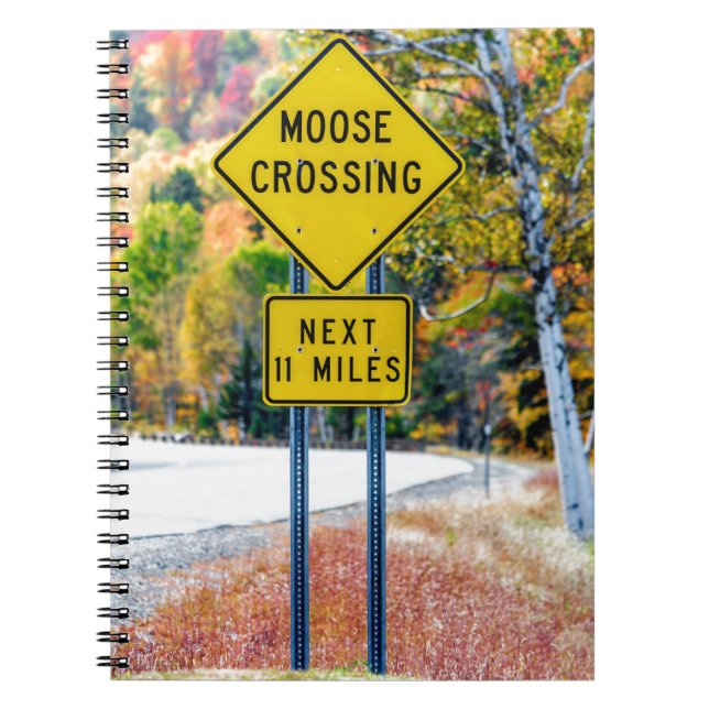 Moose Crossing Notebook (Front)
