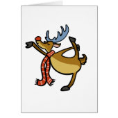 Moose dancing cartoon | choose background color (Front)