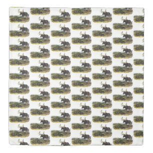 Moose Deer (Moose - Alces alces) by Audubon Duvet Cover