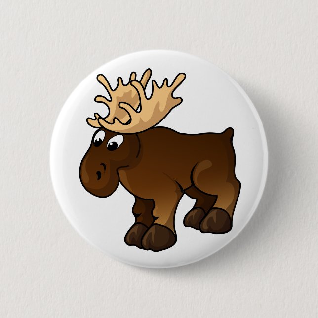 Moose Design Button (Front)