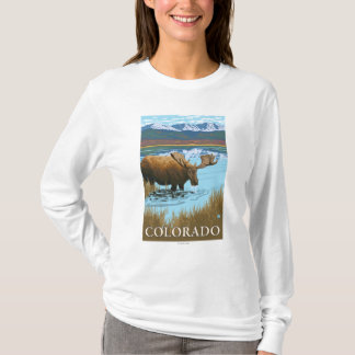 Moose DrinkingColorado T-Shirt