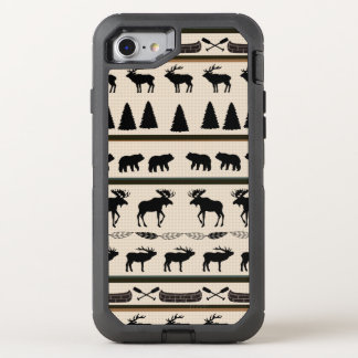 Moose Elk Canoe Otterbox Defender iPhone SE/8/7 Case