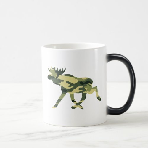 Moose  Elk Woodland Camouflage  Camo Magic Mug