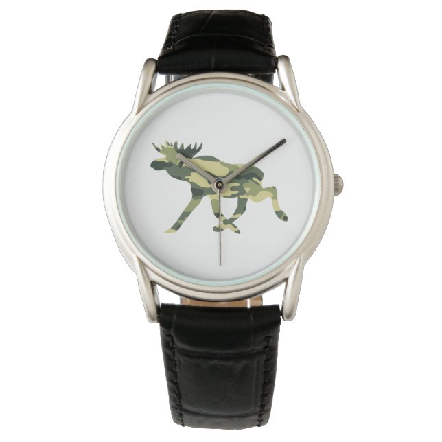 Moose / Elk Woodland Camouflage / Camo Watch (Front)