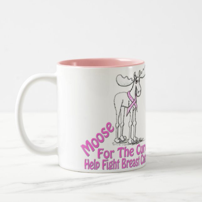 Moose For The Cure Coffee Mug (Left)