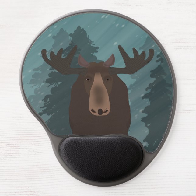 Moose Gel Mousepad (Front)