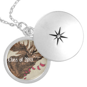 Moose-Graduation Class of Locket Necklace