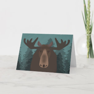 Moose Greeting Card