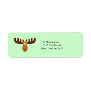 Moose Head_Classic customizable Label