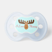 Moose Head_I Love Moosey Pacifier (Front)