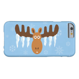 Moose Head_Icicle Antlers_Humorous Holidays Barely There iPhone 6 Case