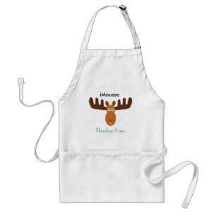 Moose Head_iMousse Therefore I am Adult Apron