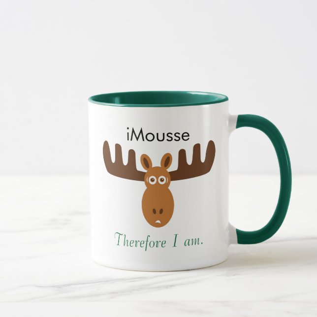 Moose Head_iMousse Therefore I am Mug (Right)