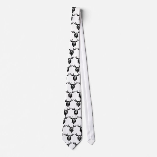 Moose head neck tie (Front)