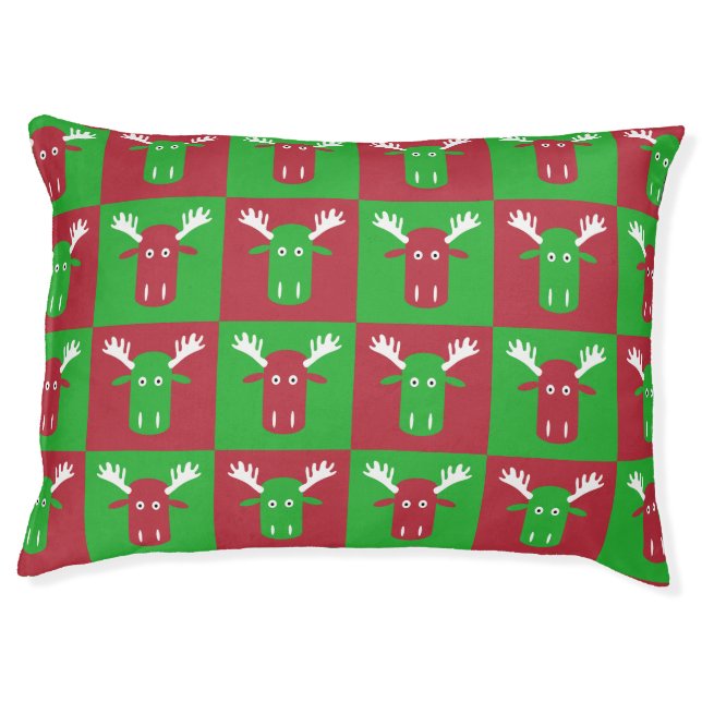 Moose Head Pop Art dog beds (Front)