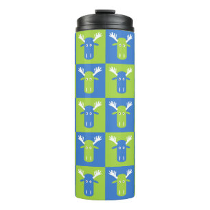 Moose Head Pop Art tumbler