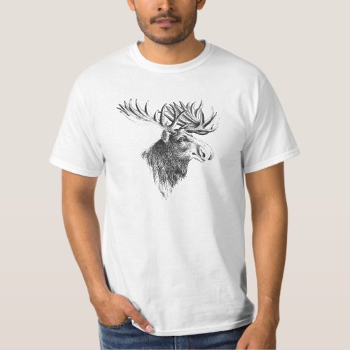 Moose Head T_Shirt