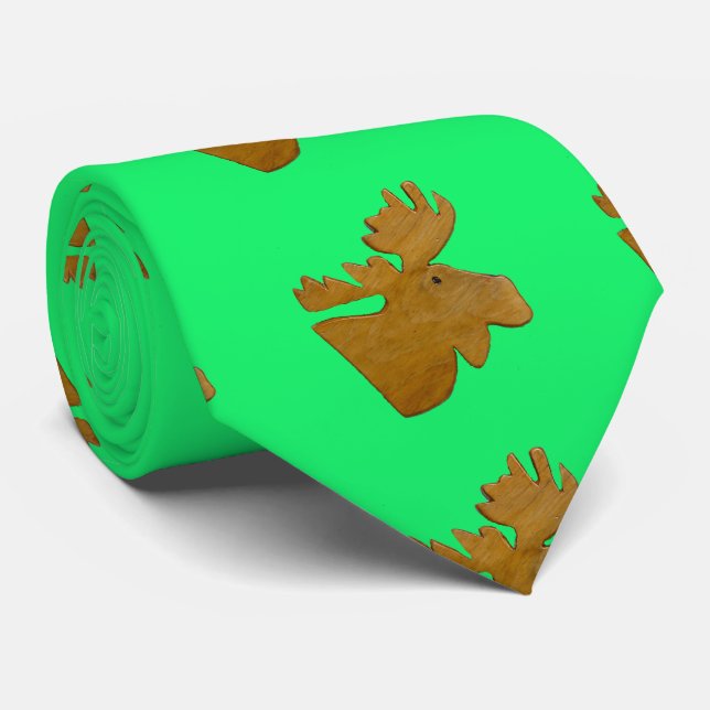 Moose Head Thunder_Cove Neck Tie (Rolled)