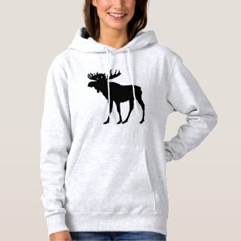 Moose Hoodie by Designs_Accessorize at Zazzle